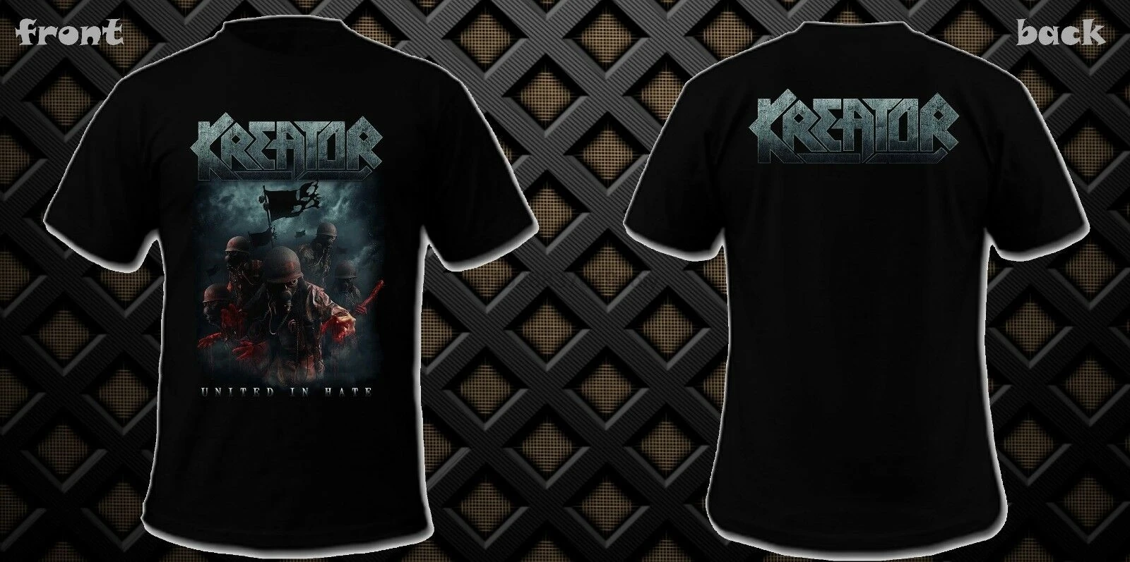 Новая футболка Kreator United In Hate Dtg печатная Футболка S 7Xl | Мужская одежда