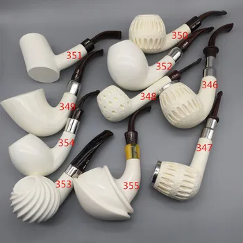 

FBK.C0365 Finest Block Turkey Meerschaum Pipe by master Fikri Baki - Tobacco Smoking Pipe Sepiolite pipe Hand Carved