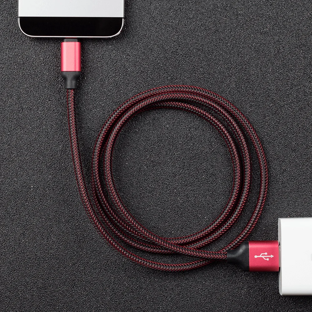 Micro USB кабель 1 М Премиум рыбы Шелковый плетеный кабель для samsung Xiaomi huawei Android провода быстрой зарядки и передачи данных, кабель для мобильного телефона