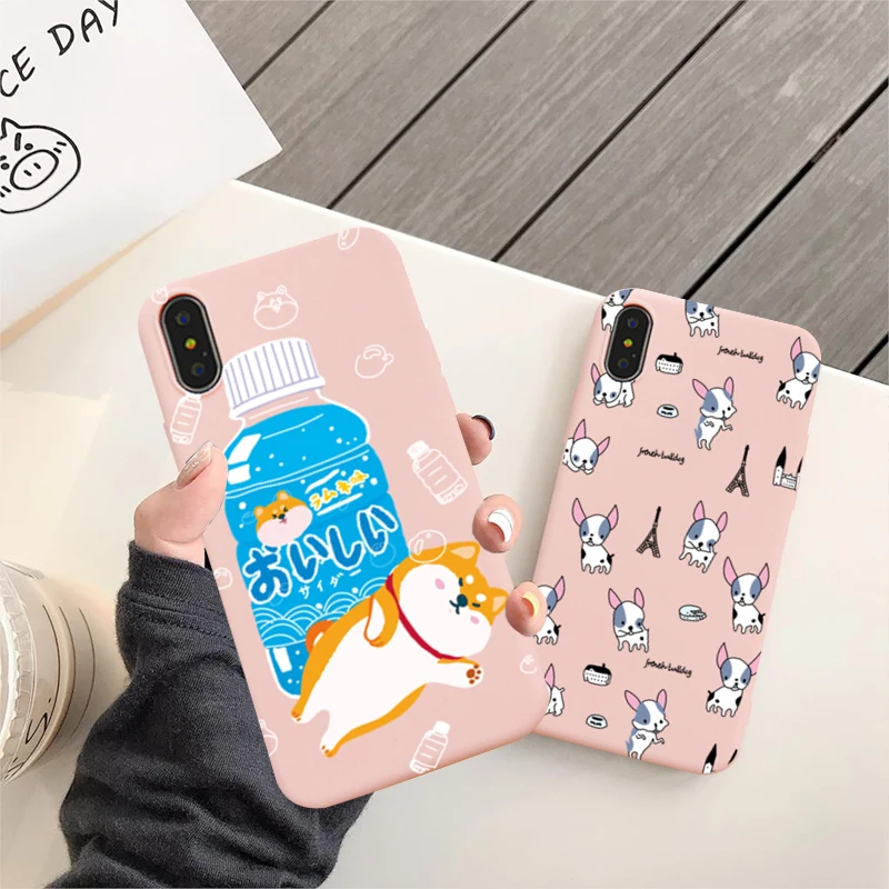Забавный телефонный чехол JAMULAR с железной башней Сиба-ину для iPhone X XS MAX XR 7 8 6 6s Plus