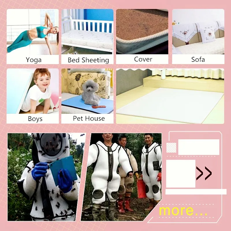Air Spacer Mesh Fabrics Super Heavy Air Spacer Mesh Fabrics for Anti Bee Suit 50cm*50cm Soft Thick Breathable Sport Wear 8-10mm Thickness
