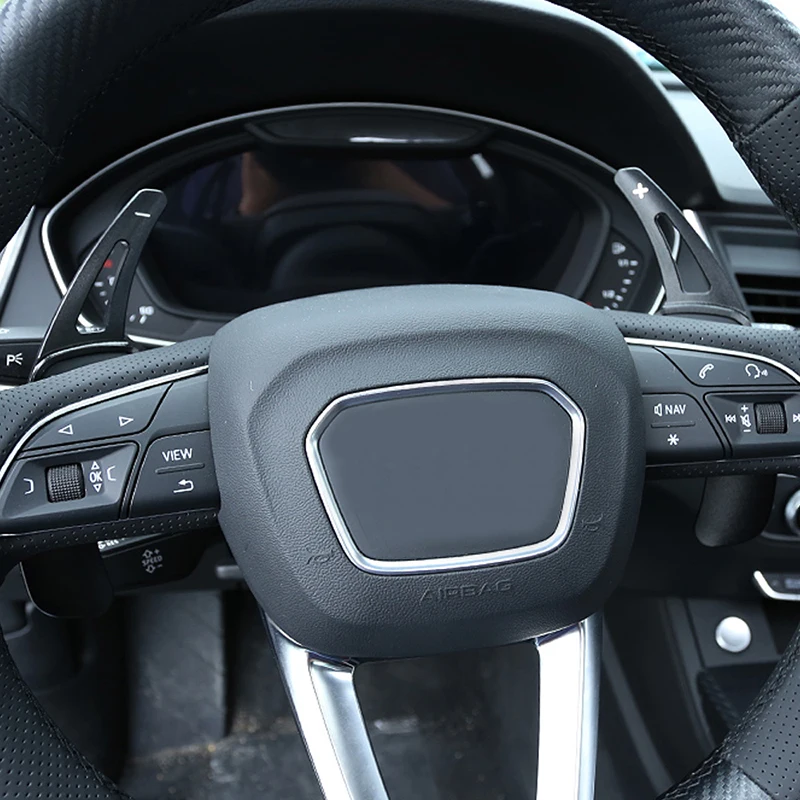 Для Audi Q5 FY, автомобильный Стайлинг, Авто Руль, шифт, рамка, накладка, наклейка, аксессуары для интерьера