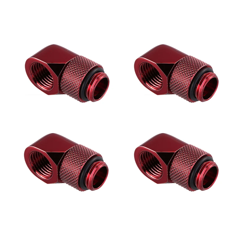 BYKSKI G1/4 ''90 градусов поворотный фитинг/латунь аксессуары воды адаптеры охлаждения медь