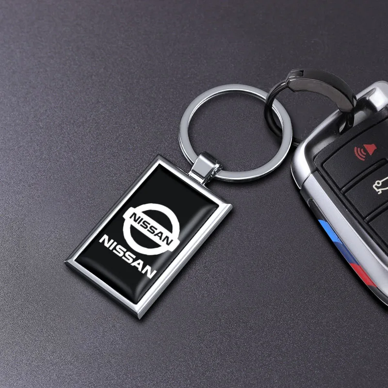 High Quality Metal Alloy Keychain Keyring Car Key Accessories For Nissan Nismo Qashqai Patrol Navara Juke X-Trail Micra Murano | Автомобили