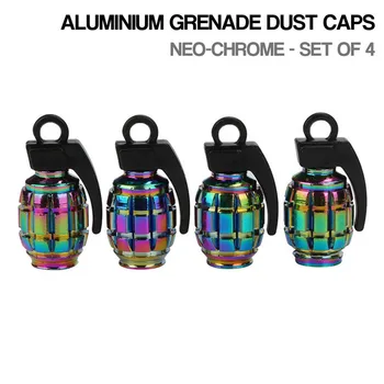 

4Pcs Wheel Tyre Valve Car Bike Motorcycle for BMX Metal Dust Caps Universal Moto Bike Car Tire Wheel Valve