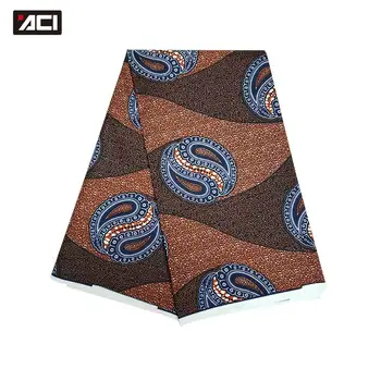 

ACI High Quality African Fabric Wax Print Polyester Ankara Fabric African Real Wax Prints Tissu Africain Batik Fabric For Party