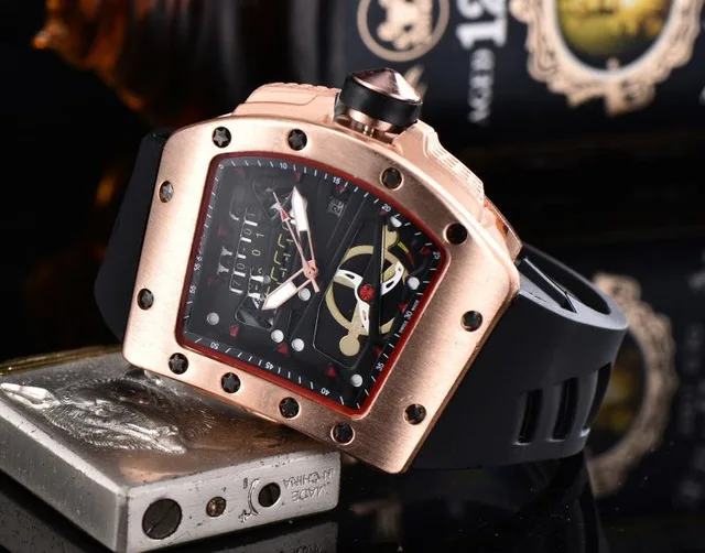 New Fashion Men's Sport Watches Quartz Full function Chronograph Watch Clock All dials work Luxury watches | Наручные часы