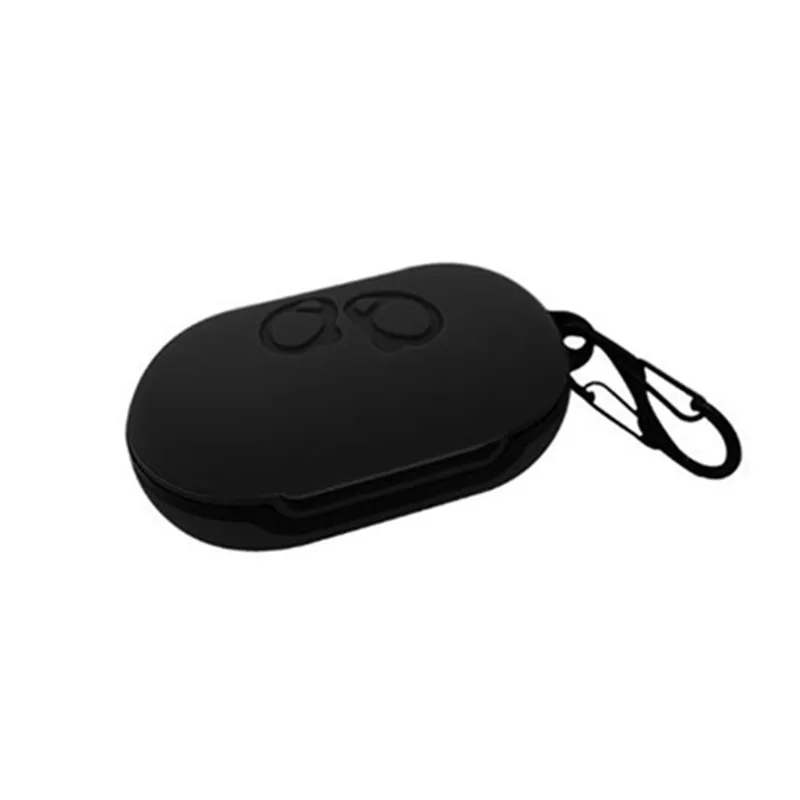 as the picture shown For Samsung Galaxy Buds Case keychain for Galaxy Buds Cover Key Ring Skin Protecive Cover Soft Coque Etui sluchawki In ear - Color: as the picture shown
