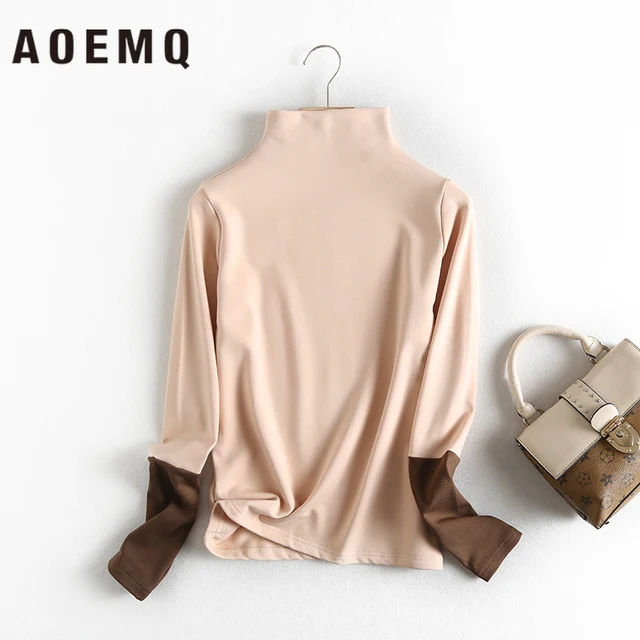 US $13.51 AOEMQ Fashion Sweater Cool Sports Meeting Autumn/Spring Thin Sweater Patchwork Pattern Lover Pullov