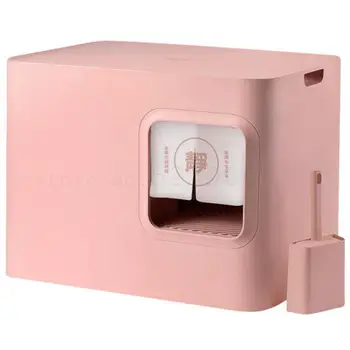 

256 Fully Enclosed Cat Litter Basin Cat Toilet Deodorizing Extra Large Anti-splash Cat Salad Stool Cat Litter Basin Cat Supplies