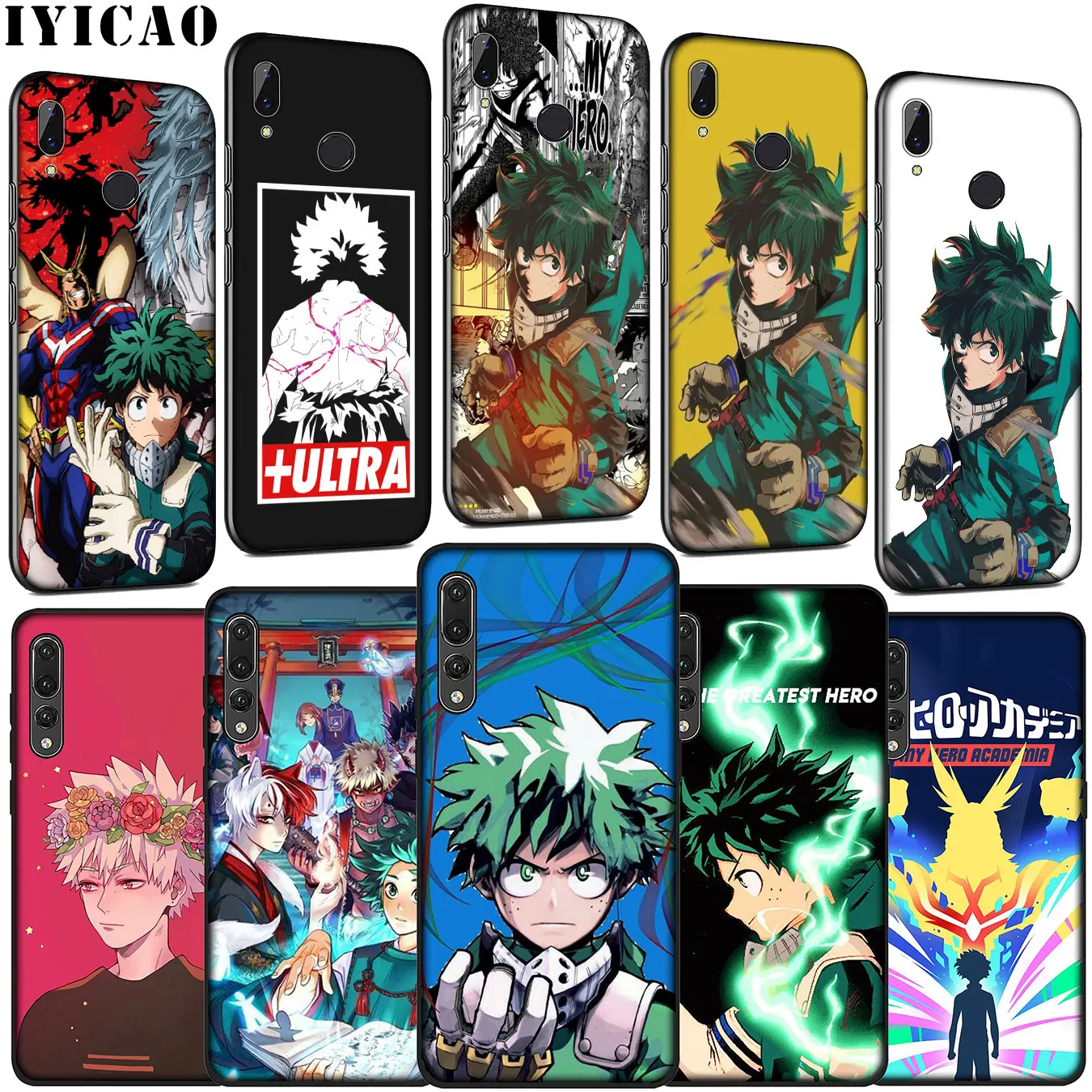 Мягкий силиконовый чехол My Hero Academia для Huawei P30 P20 Pro P10 P9 Lite Mini 2017 2016 P Smart Z Plus 2019 |