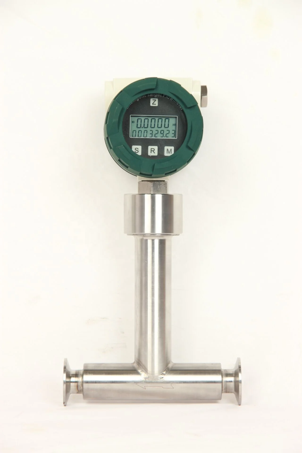 Intelligent liquid crystal display safe precession vortex flowmeter