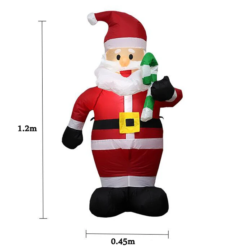 1,8 м светодиодный надувной Санта-Клаус, снеговик, Рождественская кукла, уличные садовые игрушки для детей, подарок на Рождество, вечеринку, год, домашний декор - Цвет: C