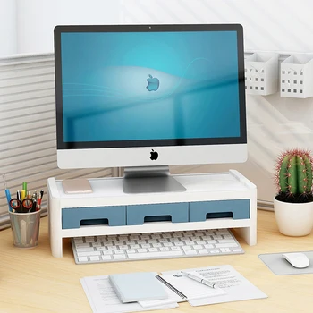 

Creative Desktop Computer Keyboard Storage Rack Drawer Stationery Pen Class Book Debris Rack Home Office Supplies Accessories