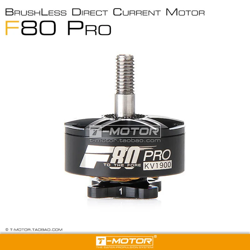 T-motor Tmotor F80 Pro FPV гоночный бесщеточный двигатель KV1900/ 2200/ 2500 для квадрокоптера 250 |