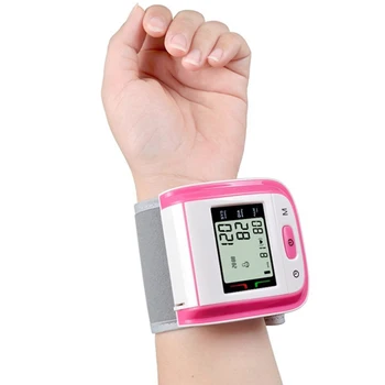 

Automatic Voice Wrist Blood Pressure Monitor Digital Sphygmomanometer LCD Display Tonometer Meter Blood Pressure Monitor