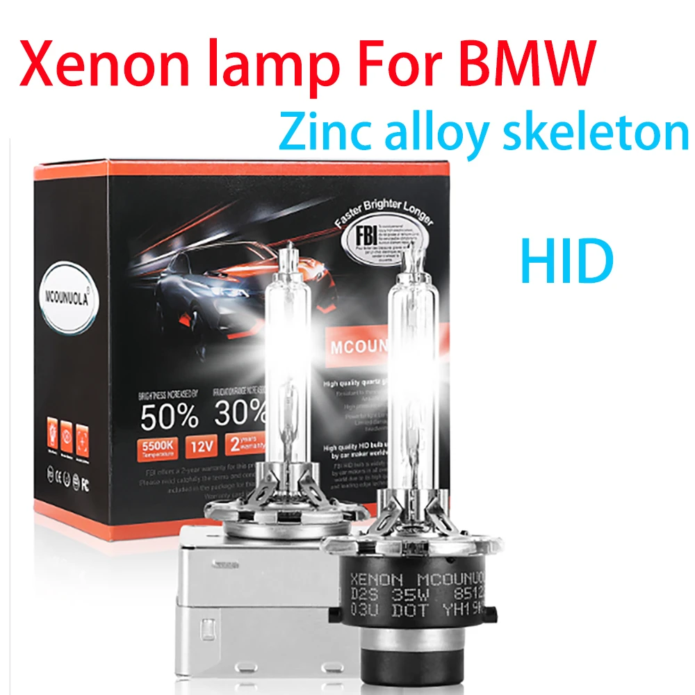 2PCS D1S D2R D2S D3S D4S D4R Car Headlights HID Bulb Xenon Lamp For BMW