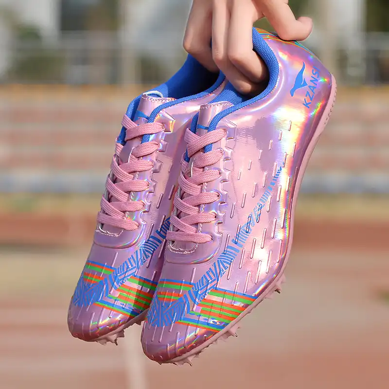 colorful track spikes