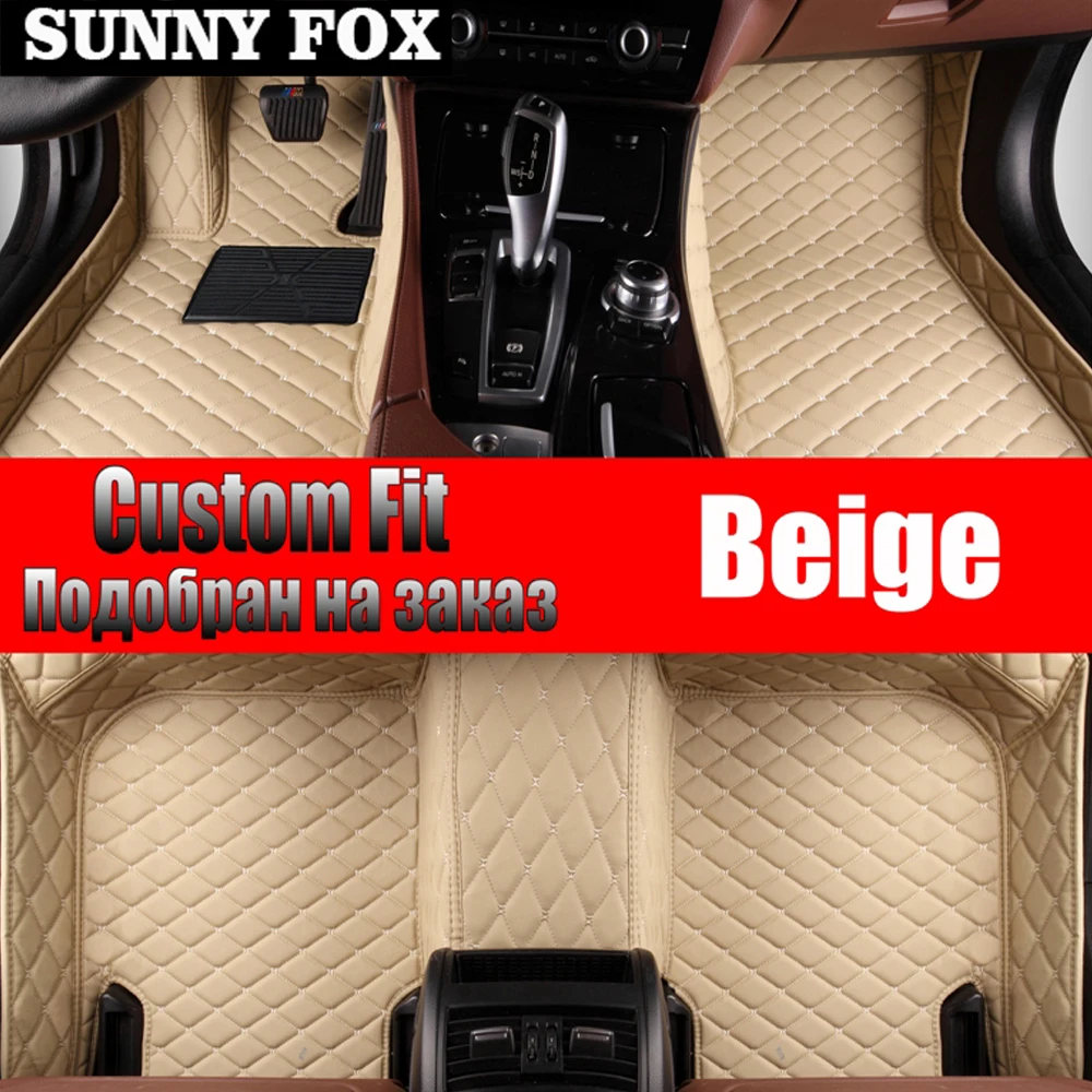 

Car floor mats for Toyota Sequoia 4Runner5D heavy duty all weather car-styling leather carpet floor liners(2008-now)