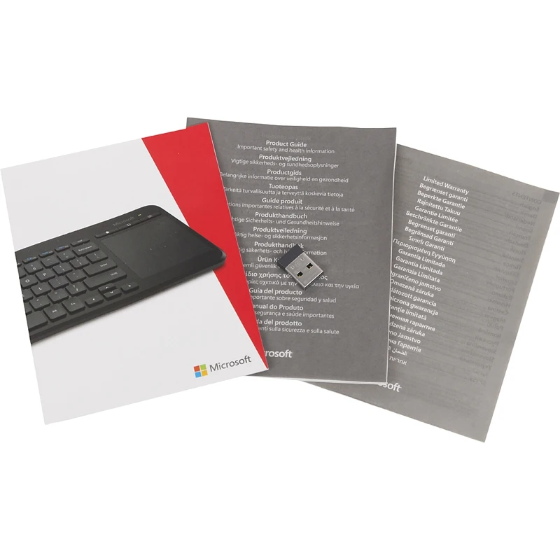 Клавиатура MICROSOFT All-in-One Media, черный
