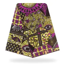 Miss L модная Анкара африканская вощеная ткань принтом 6 ярдов/шт хлопок HL19S11173