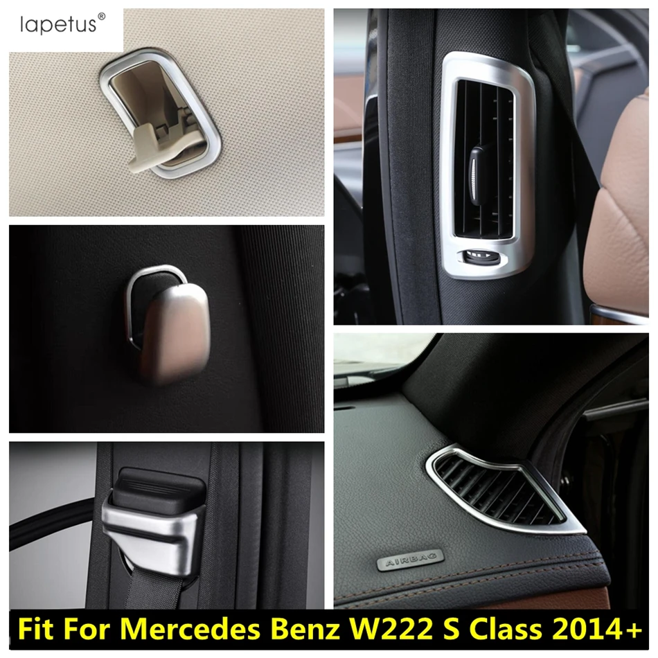 

Pillar B Air AC Vent / Window Hook / Seat Belt Cap Cover Trim For Mercedes Benz W222 S Class 2014 - 2020 Accessories Interior