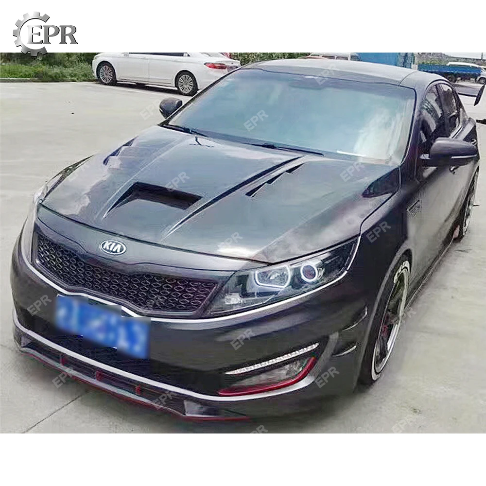 Carbon Geventileerde Kap Voor KIA K5 (2011-2015) optima TF EPT1 Stijl Glasvezel/FRP Kap Body Kits Tuning Bekleding Deel Voor K5 Racing Carbon Geventileerde Kap Voor KIA K5 (2011-2015) optima TF EPT1 Stijl Glasvezel/FRP Kap Body Kits Tuning Bekleding Deel Voor K5 Racing