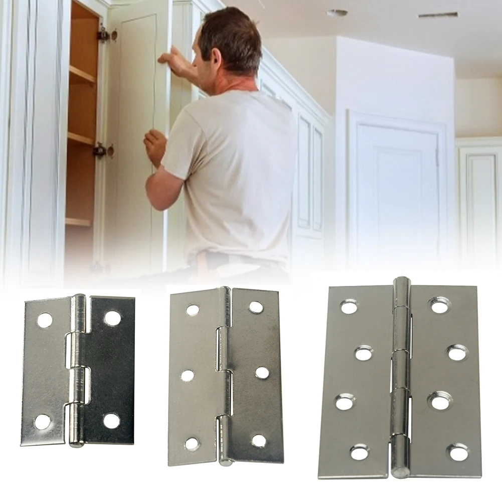2/3/4 Inch Cabinet Drawer Butt Hinge Stainless Steel Hinge 4 Small Hole Hinge