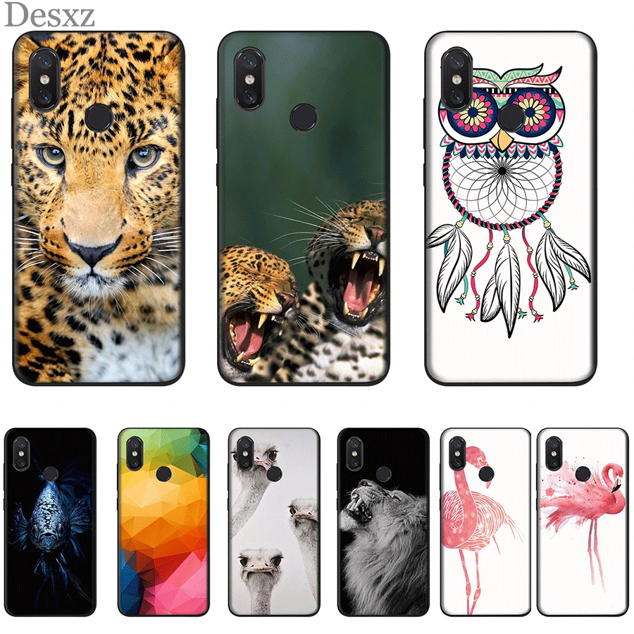Phone Case TPU For Xiaomi Mi 6 8 A3 9T Pro CC9 CC9E MAX 3 9 SE F1 A1 A2 Lite 5X 6X Cover Pretty Cheetah | Мобильные телефоны и