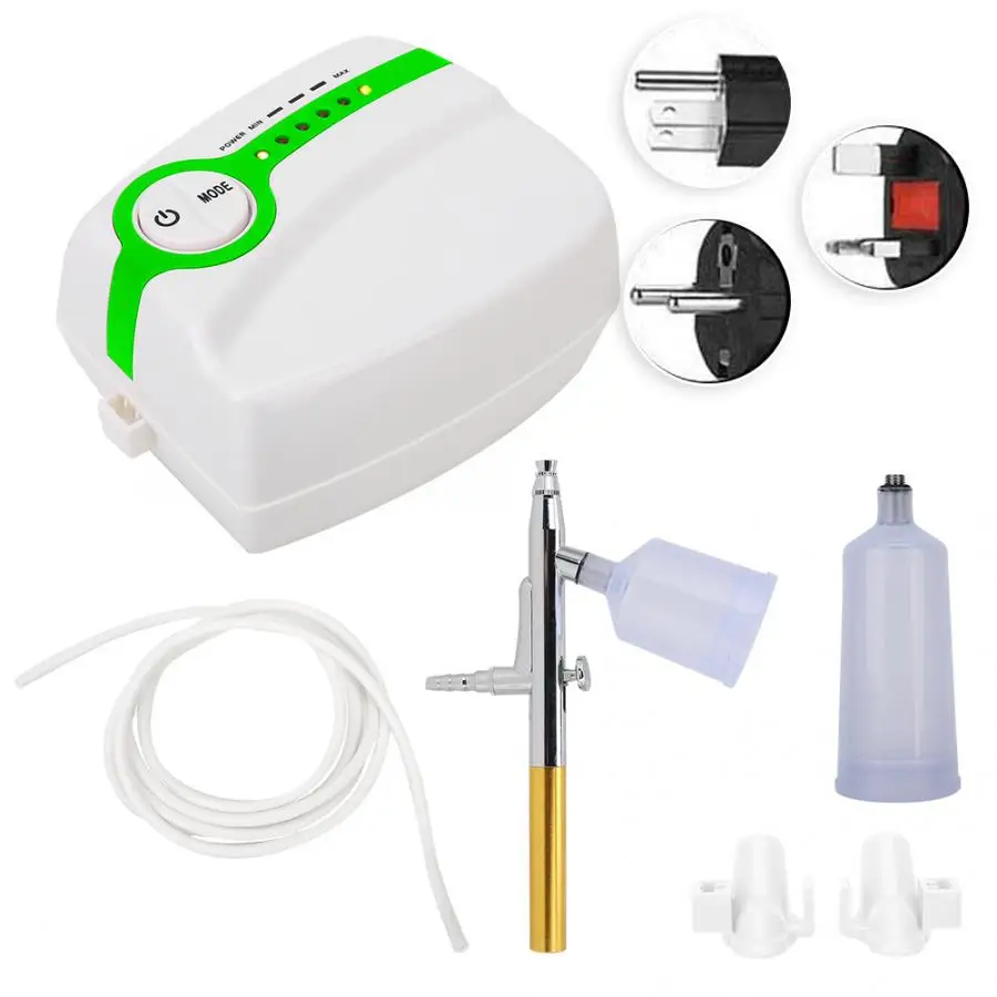 Portable Oxygen Injection Machine Facial Moisturizing Airbrush Gun Spray Gun Nail Art Makeup Face Beauty Device Skin Care Tools