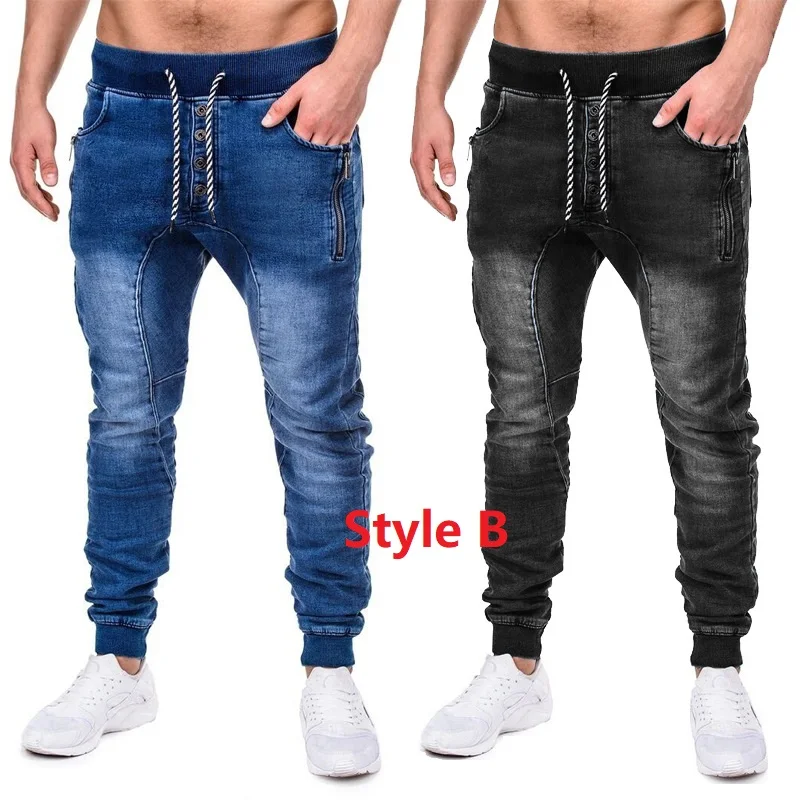 High Stretch Baggy Cargo Jeans 4