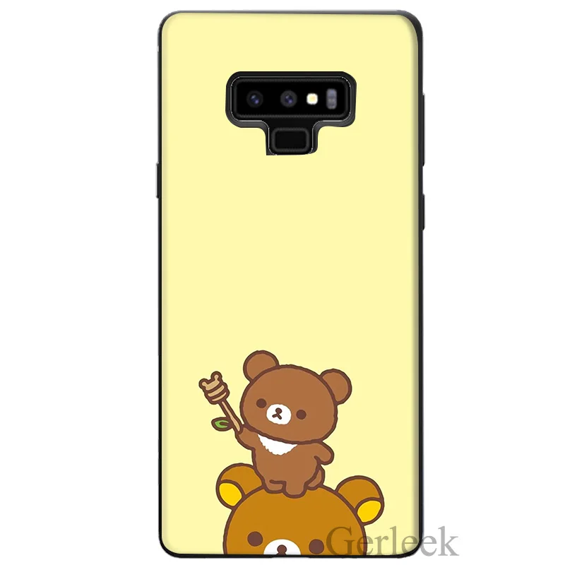 Desxz Rilakkuma чехол из термопластичного полиуретана для samsung Galaxy A5 A6 A7 A8 A9 A10 A30 A40 A50 A70 Защитная крышка - Цвет: B10