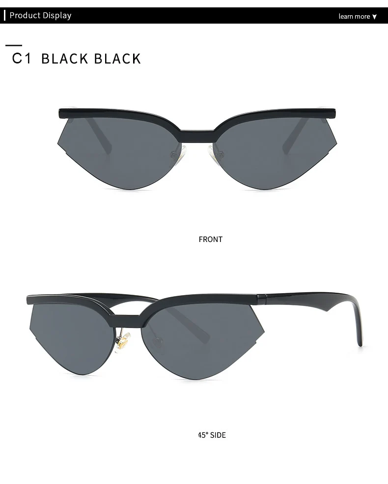 Модные Полосатые маленькие женские солнцезащитные очки кошачий глаз, роскошные брендовые дизайнерские Винтажные Солнцезащитные очки с полуоправой 90 S, шикарные треугольные очки S077