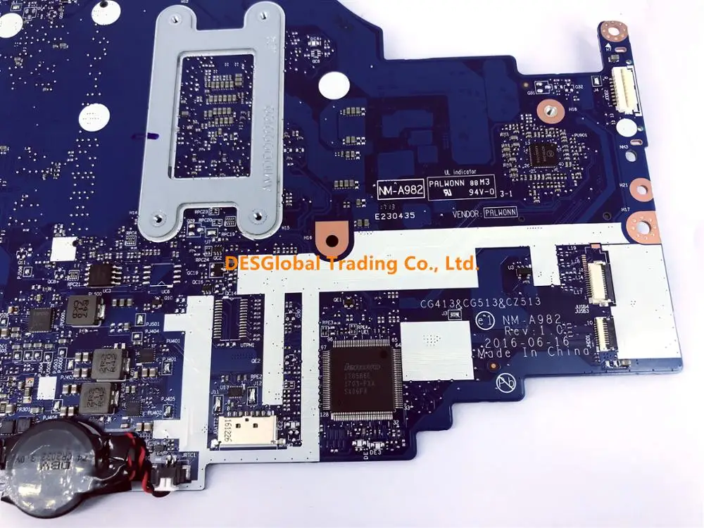 Материнская плата для ноутбука lenovo Ideapad 310-15IKB i7-7500U NM-A982 CG413 CG513 CZ513 5B20M31047 тест Быстрая