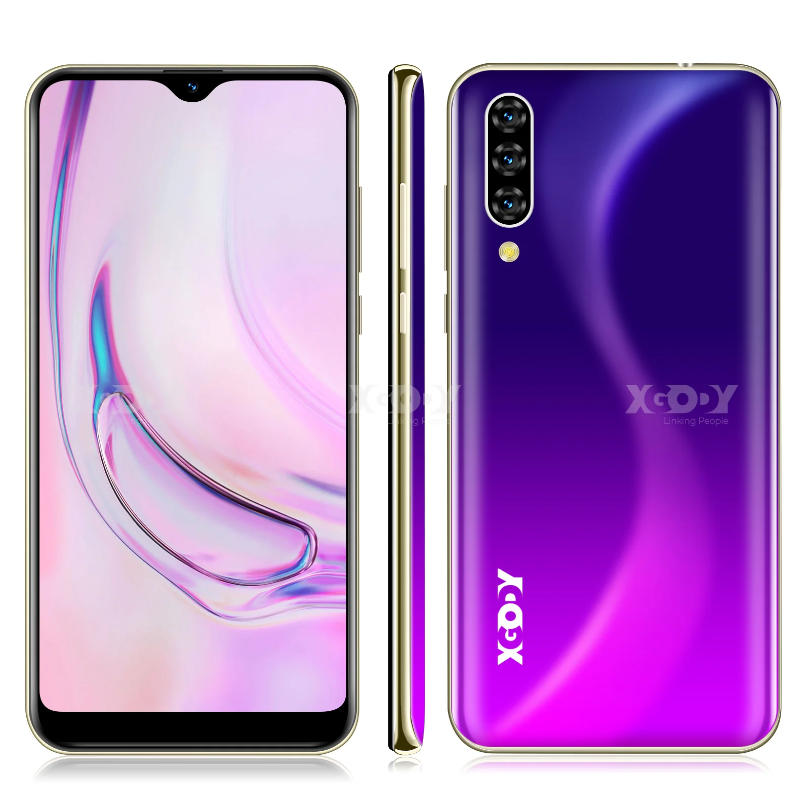 Xgody 3G мобильный телефон 2 Гб оперативной памяти 16 встроенной смартфон Note 7 6 26
