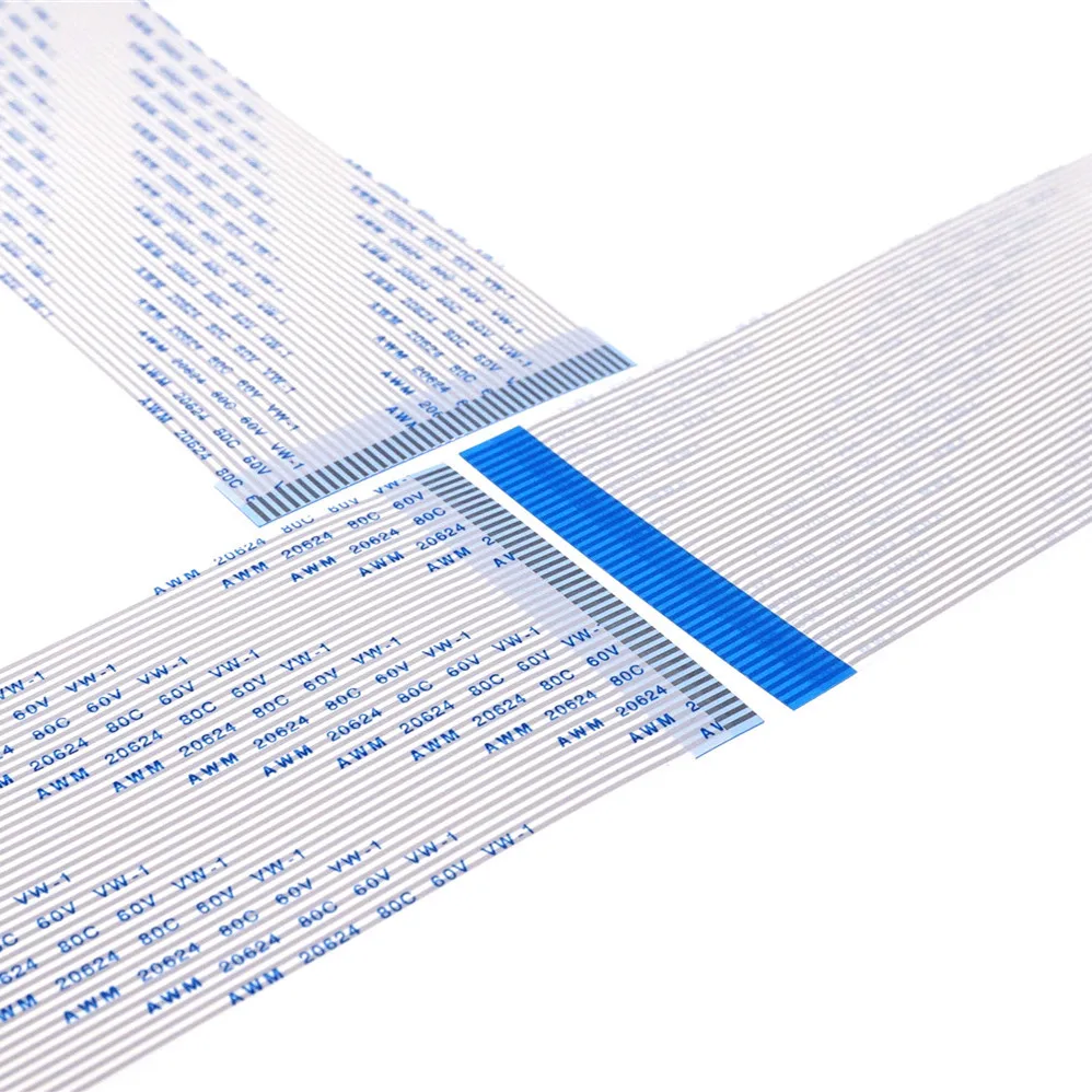 10pcs FFC FPC Flexible Flat Cable 1.25 mm pitch 40 PIN 3000 mm long Same Contact Sides Type A 3 meter length