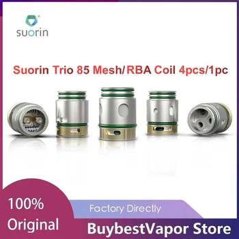 

1pcs/4psc New Hot Original Suorin Trio 85 Mesh/RBA Coil for Suorin Trio 85 Kit W/ 0.2ohm and 0.4ohm Resistance Single E-cig Coil