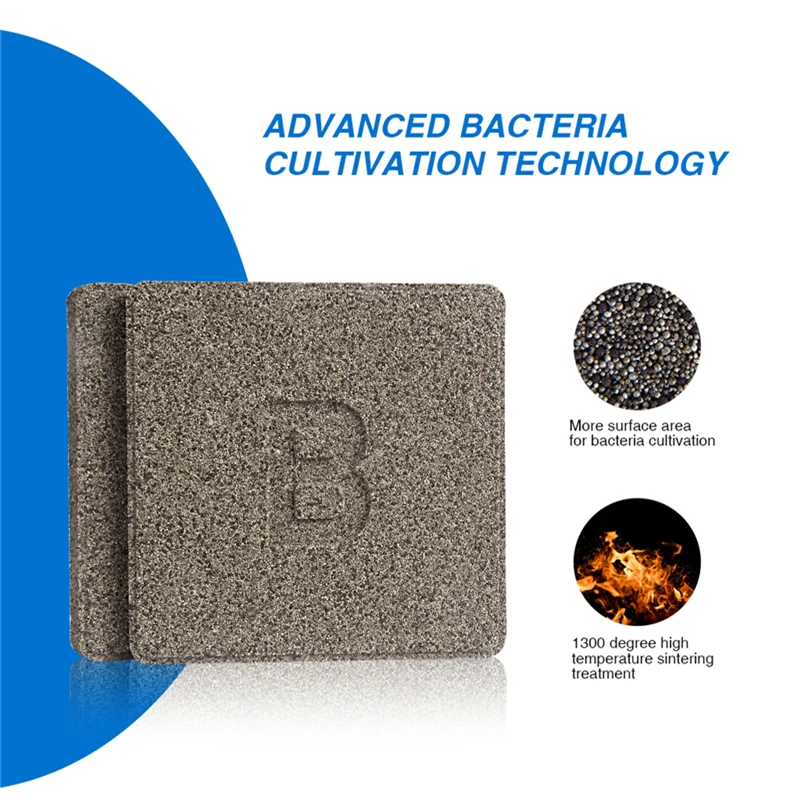 3 12PCS Ceramic Bio Media Nano-Bacteria Brick Energy Filter Bacteria House Filter Material Aquarium Nitrify Bacteria Biocycle