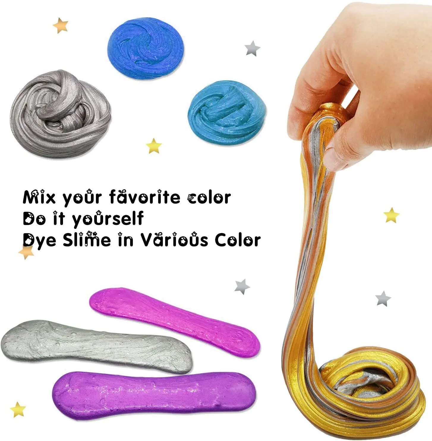 Dewel 10g Mica Powder Pigment 14 Colors Nail Glitter Powder Pearl Epoxy Resin Metallic Color Blush Nail Art Resin Soap Craft