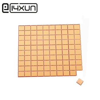 

100pcs 6.5*7mm small double-sided copper plate 1.0mm thick wiring board multi-function PCB adapter board