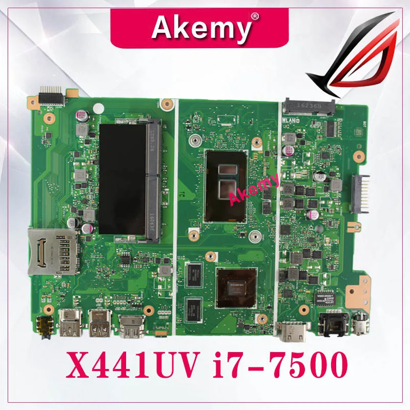 X441UA Motherboard with 4G RAM i7-7500 For ASUS X441UV X441U F441U A441U X441UR Laptop Mainboard Mo