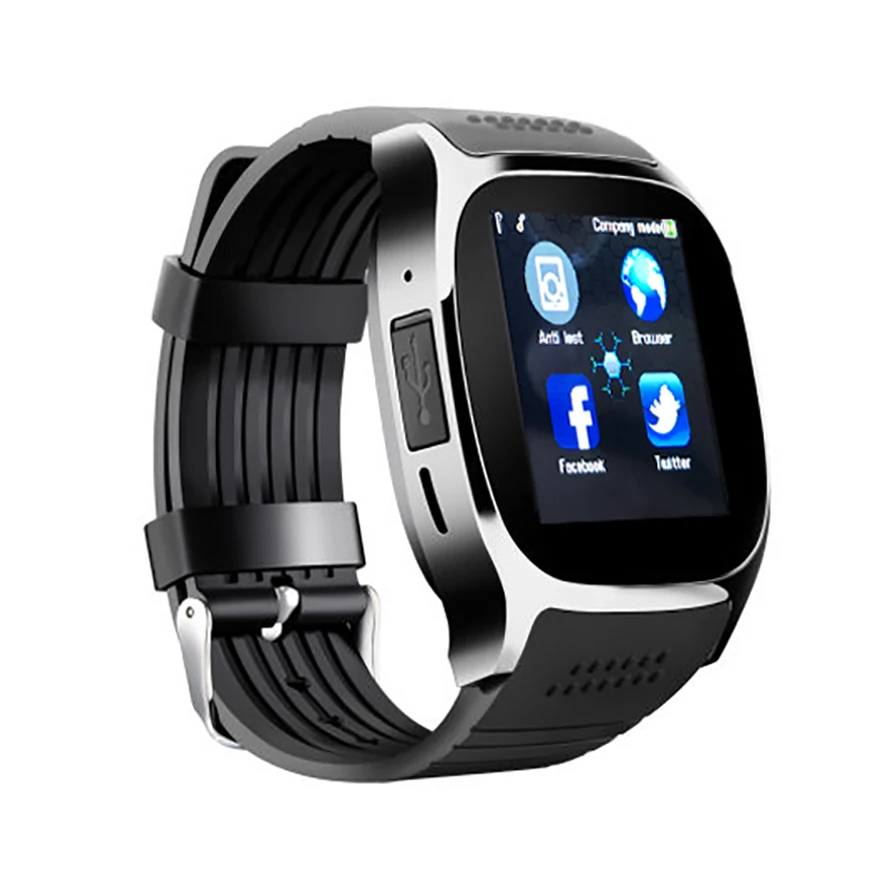 

Smart Watch With Camera Music Player Facebook Whatsapp Bluetooth Smartwatch Support SIM TF Card For Android Phone 2019 montre