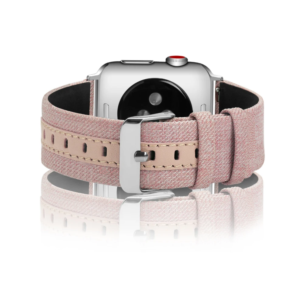 Нейлоновый ремешок для часов Apple Watch Series 5 4 3 21 спортивный браслет Аксессуары 42 мм 38 мм ремешок для iwatch