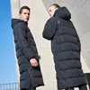 KELME Men Winter Jacket Long Solid Sports Training Coat Male Overcoat Outrwear Warm Cotton Padded Winter Coat Men Women 3881406 ► Photo 2/6