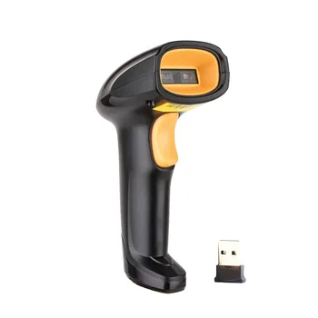 

high quality handheld Portable barcode scanner reader 1d CCD 2.4G wireless wired 2 modes scans code39 EAN-13 from Supplier