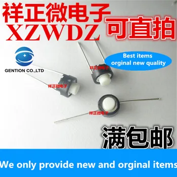 

50pcs 100% orginal new 6x6x5mm ALPS original tact switch white round 6x6x5 in-line 2-pin button jog