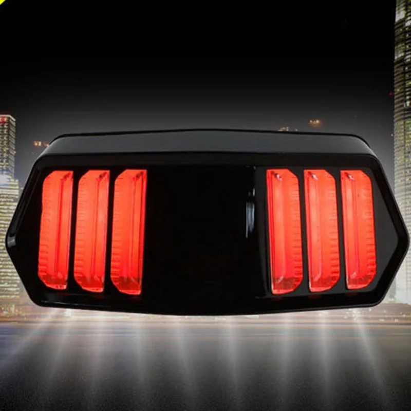 Мотоциклетный переоборудование Mustang тормозной светильник Поворотный Светильник MSX125 задний светодиодный светильник стоп мотоциклетный Светильник Универсальный Интегрированный двойной светильник