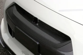 

Glossy Carbon Fiber Front Grill Grille for 2008-2011 2009 2010 Nissan GT-Rs R35 GTR