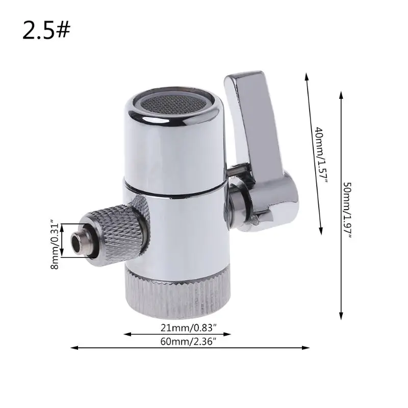 Фильтр для воды кран-отводной клапан обратного осмоса Системы 1/" 2,5/8" 3/" соединительная трубка