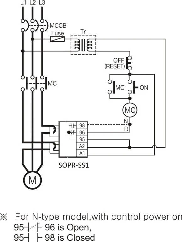 Description Picture 4 of itemSamwha-Dsp SOPR-SS1 Electronic Overload Motor Protector Thermal Relay